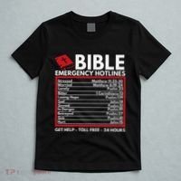 Bible Emergency Numbers Funny Christian Bible & Jesus T-Shirt thumb 5