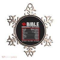 Bible Emergency Numbers Funny Christian Bible & Jesus Ornament thumb 0