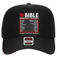 Bible Emergency Numbers Funny Christian Bible & Jesus Hat thumb 0