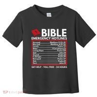 Bible Emergency Numbers Funny Christian Bible & Jesus Toddler T-Shirt thumb 0