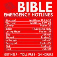 Bible Emergency Numbers Funny Christian Bible & Jesus Santa Hat thumb 1