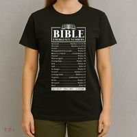 Bible Emergency Numbers Hotline Christian Verses Scriptures T-Shirt thumb 4