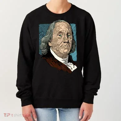 Benjamin Franklin Portrait Women's Sweatshirt