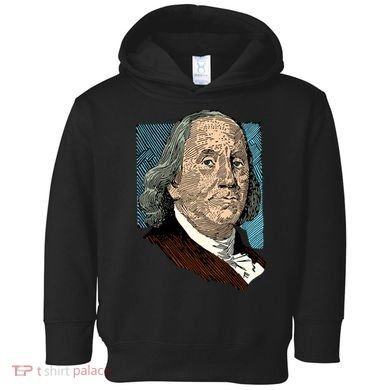 Benjamin Franklin Portrait Toddler Hoodie