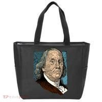 Benjamin Franklin Portrait Tote Bag thumb 0