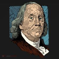 Benjamin Franklin Portrait Tote Bag thumb 4