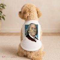 Benjamin Franklin Portrait Doggie Tank thumb 2