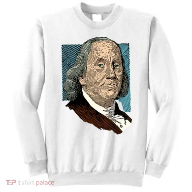 Benjamin Franklin Portrait Sweatshirt