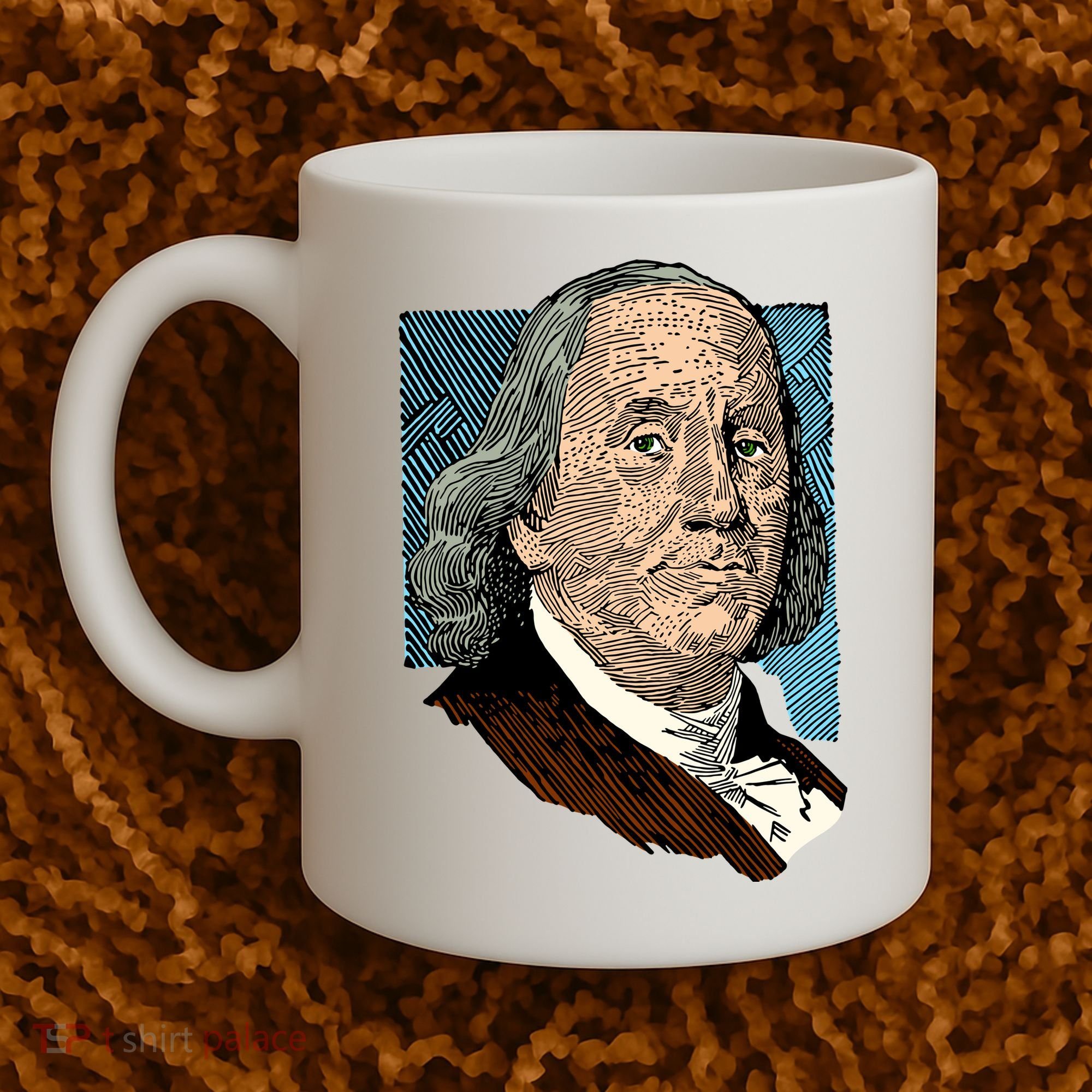 Benjamin Franklin Portrait Coffee Mug