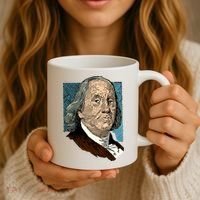 Benjamin Franklin Portrait Coffee Mug thumb 3
