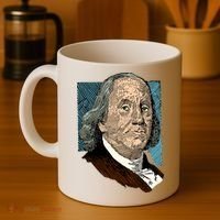 Benjamin Franklin Portrait Coffee Mug thumb 4