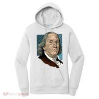 Benjamin Franklin Portrait Women's Hoodie thumb 0