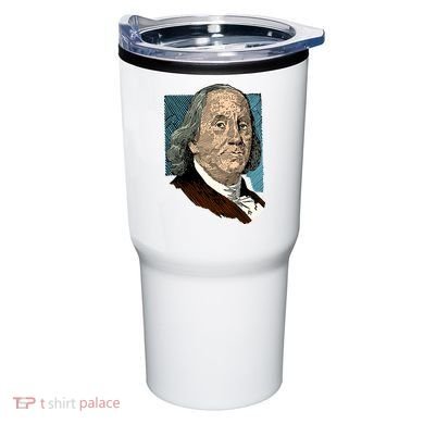 Benjamin Franklin Portrait Tumbler