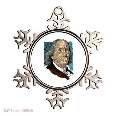 Benjamin Franklin Portrait Ornament