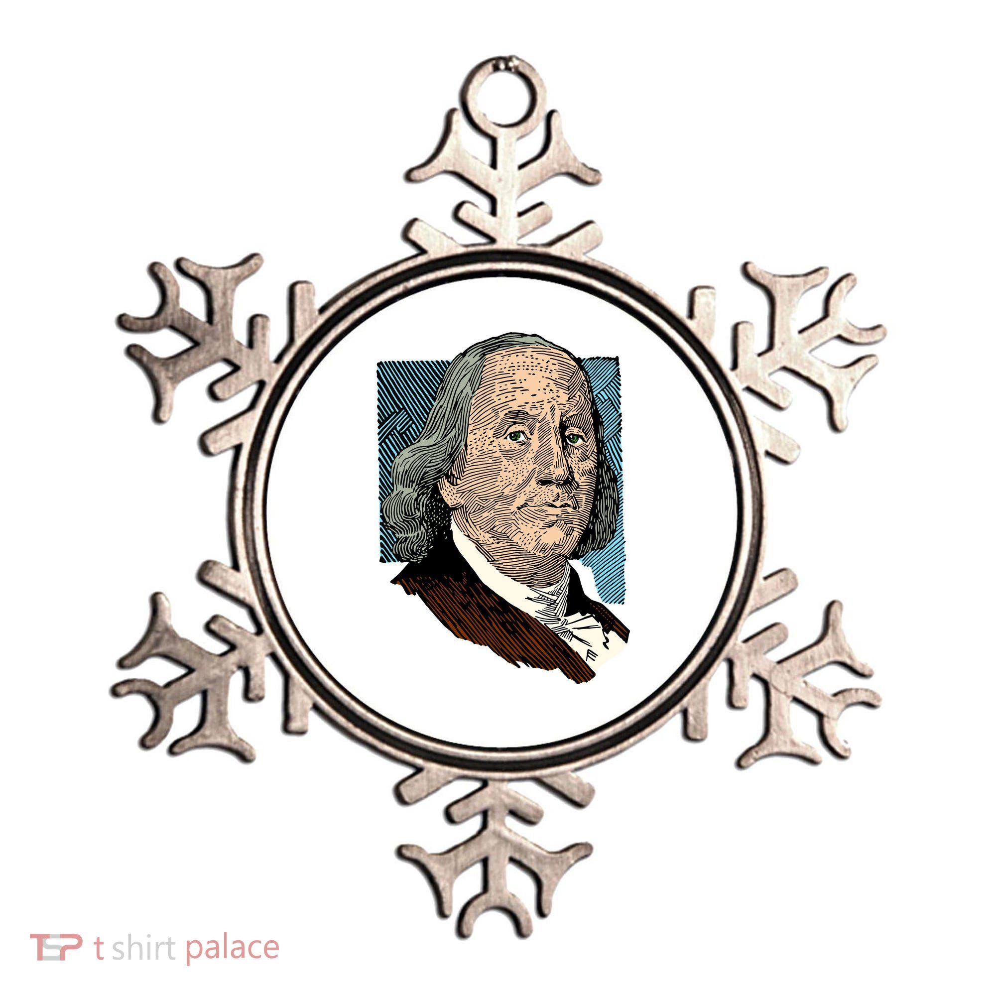 Benjamin Franklin Portrait Ornament