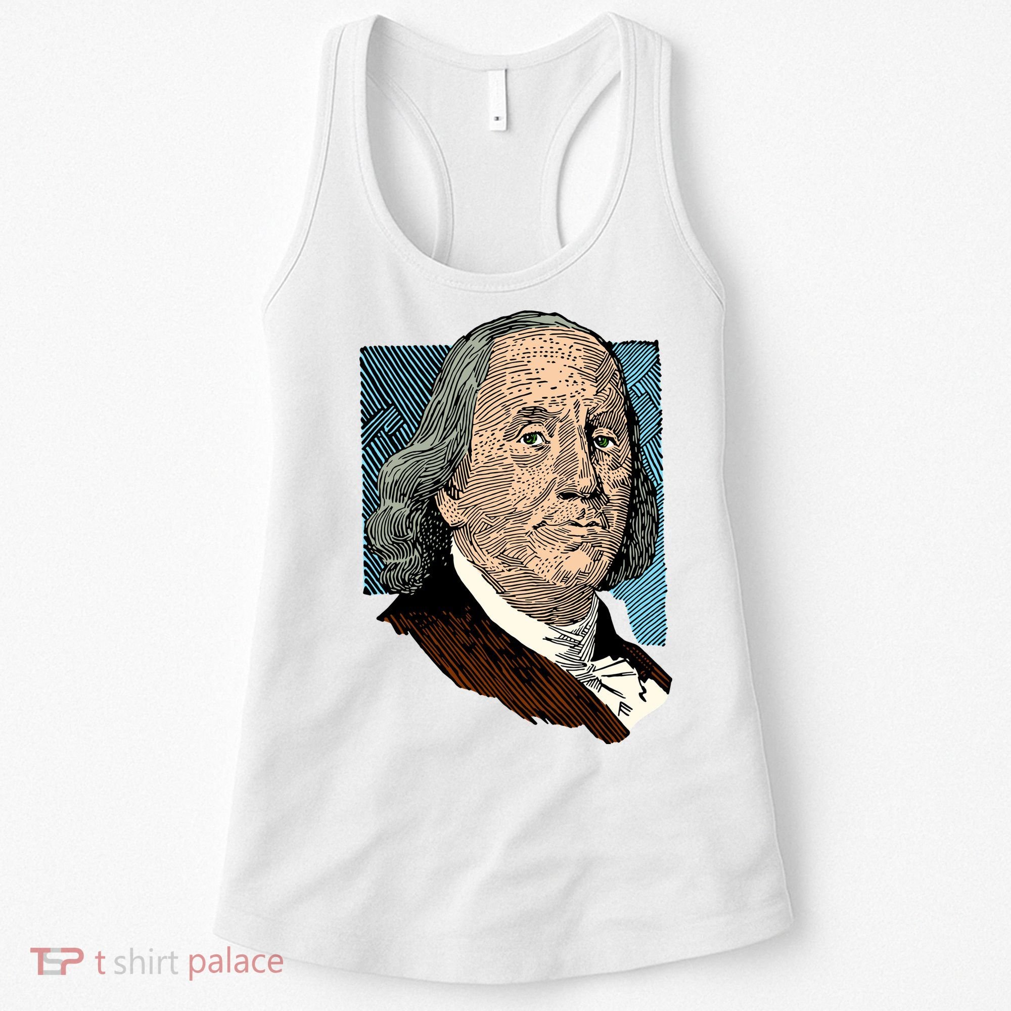Benjamin Franklin Portrait Women's Tank Top