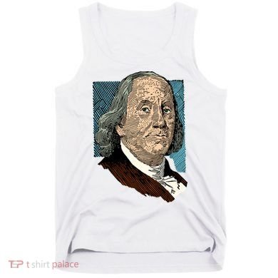 Benjamin Franklin Portrait Tank Top