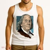 Benjamin Franklin Portrait Tank Top thumb 3