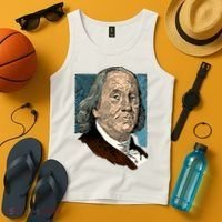 Benjamin Franklin Portrait Tank Top thumb 4
