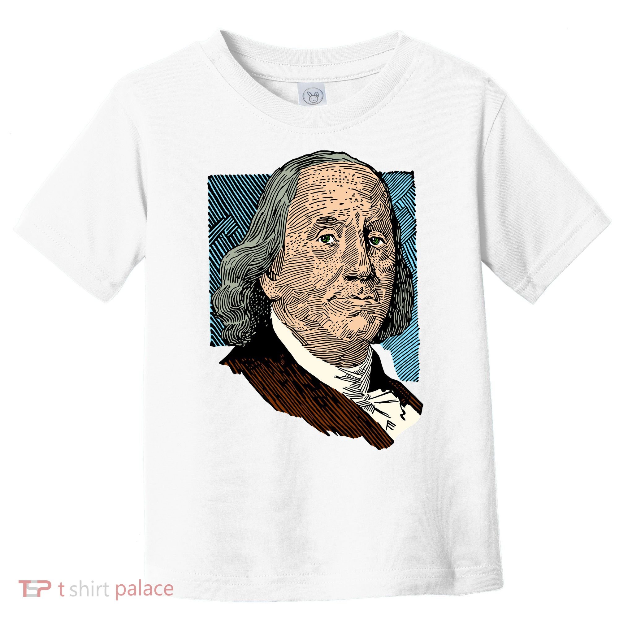 Benjamin Franklin Portrait Toddler T-Shirt