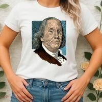 Benjamin Franklin Portrait Women's T-Shirt thumb 2