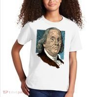 Benjamin Franklin Portrait Kids T-Shirt thumb 2