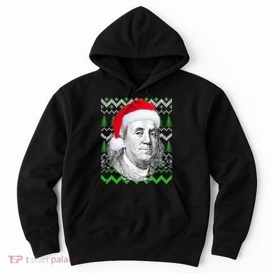Benjamin Franklin Ugly Christmas Sweater Hoodie