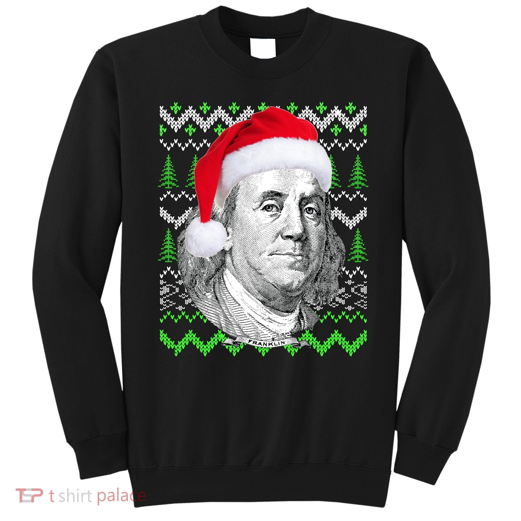 Benjamin Franklin Ugly Christmas Sweater Sweatshirt