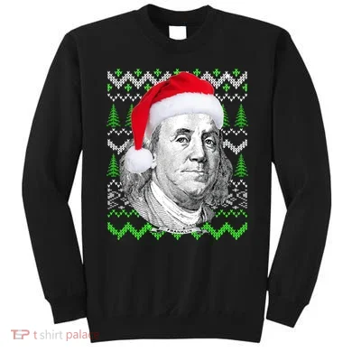 Benjamin Franklin Ugly Christmas Sweater Sweatshirt