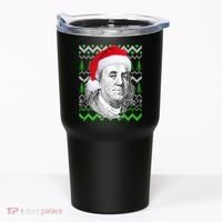 Benjamin Franklin Ugly Christmas Sweater Tumbler thumb 0