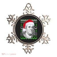 Benjamin Franklin Ugly Christmas Sweater Ornament thumb 0