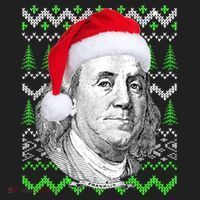 Benjamin Franklin Ugly Christmas Sweater Hat thumb 2