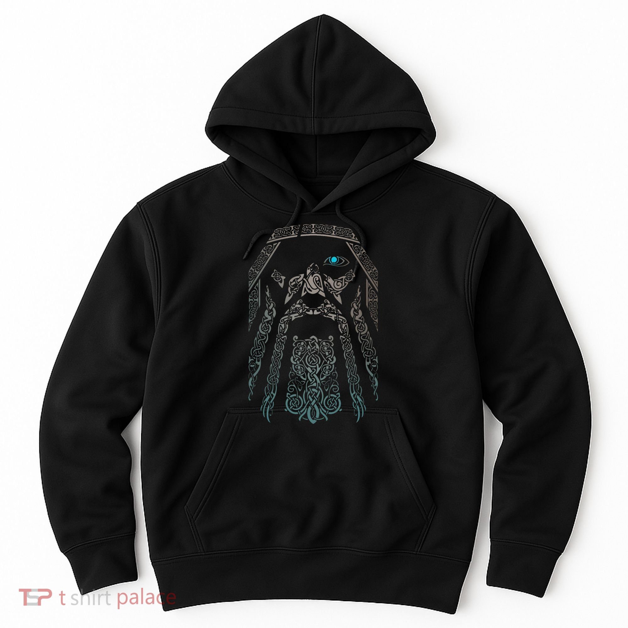 Blue Eye Oden God Hoodie