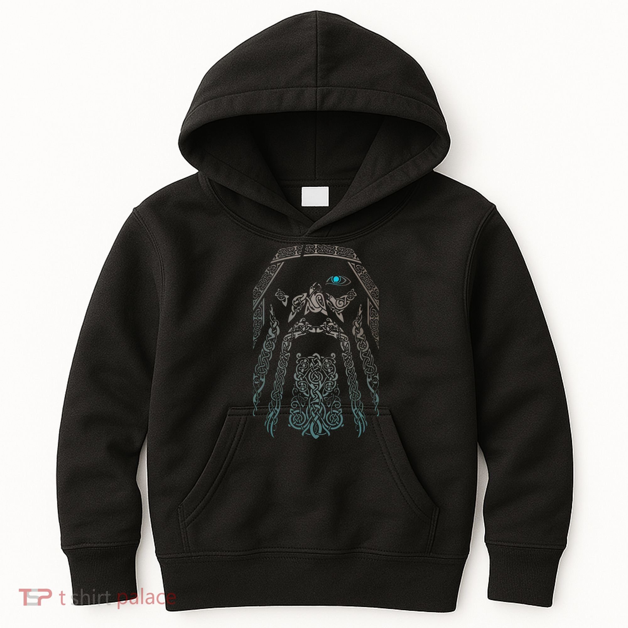 Blue Eye Oden God Kids Hoodie