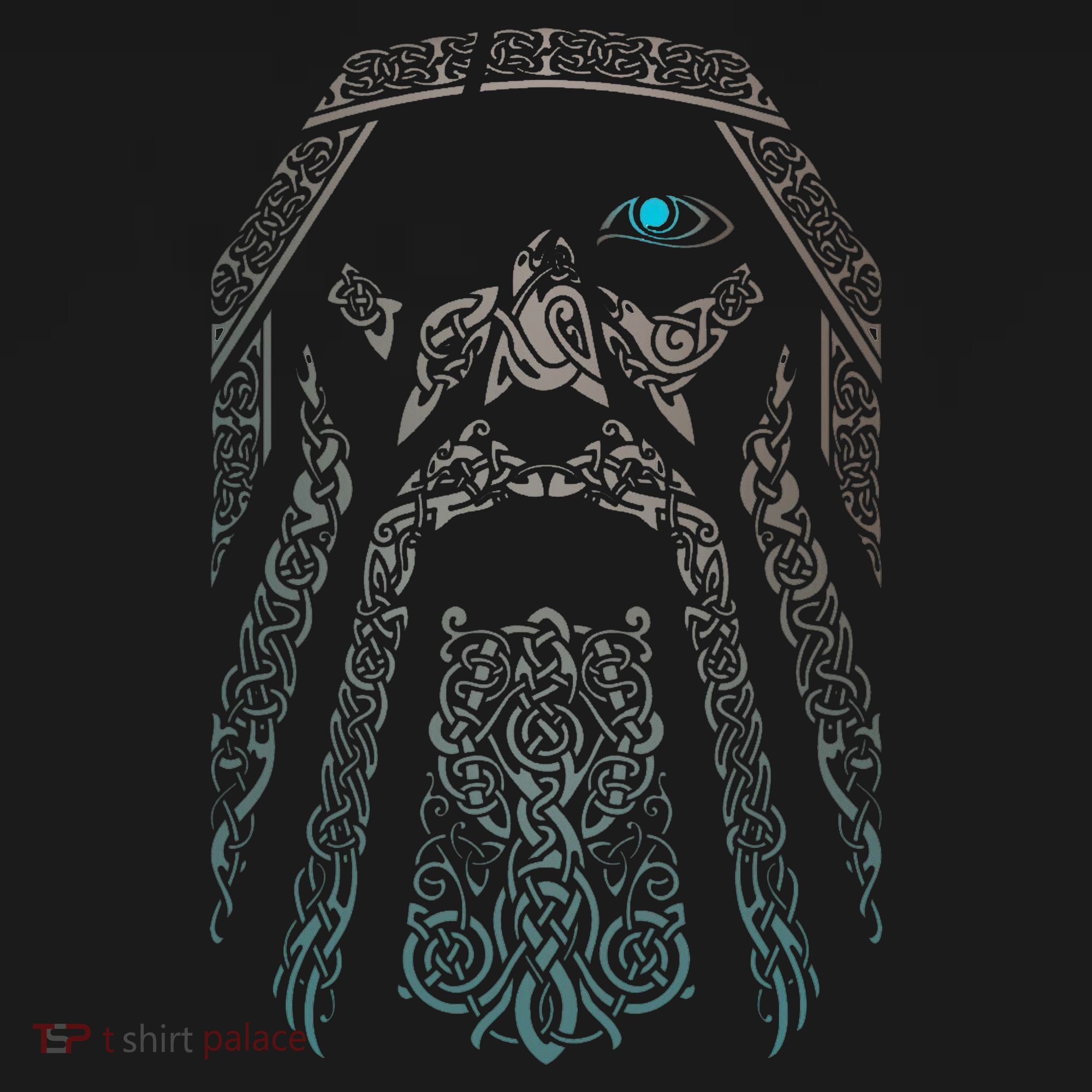 Blue Eye Oden God Kids Hoodie