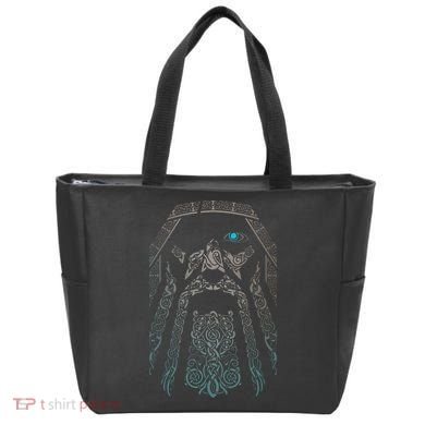 Blue Eye Oden God Tote Bag