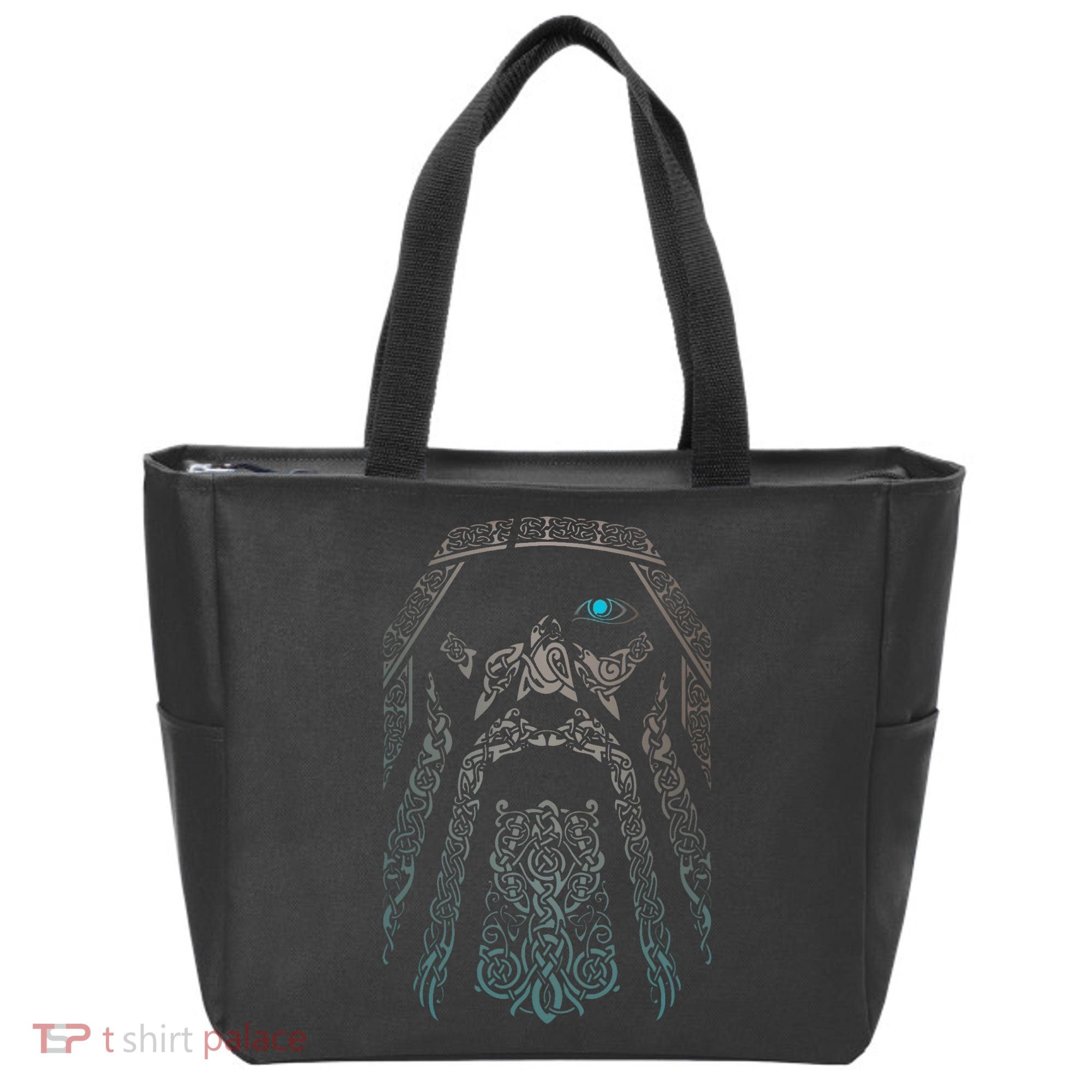 Blue Eye Oden God Tote Bag
