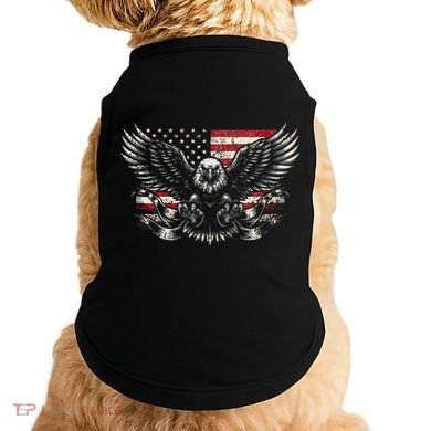 Bald Eagle Patriotic American Eagle Doggie Tank