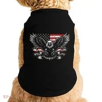 Bald Eagle Patriotic American Eagle Doggie Tank thumb 0