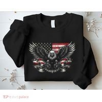 Bald Eagle Patriotic American Eagle Sweatshirt thumb 2