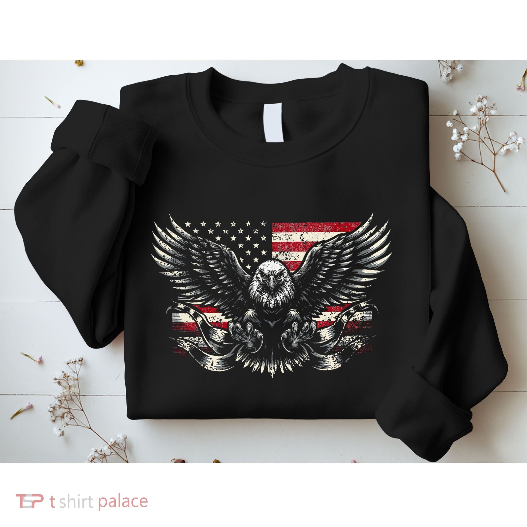 Bald Eagle Patriotic American Eagle Sweatshirt