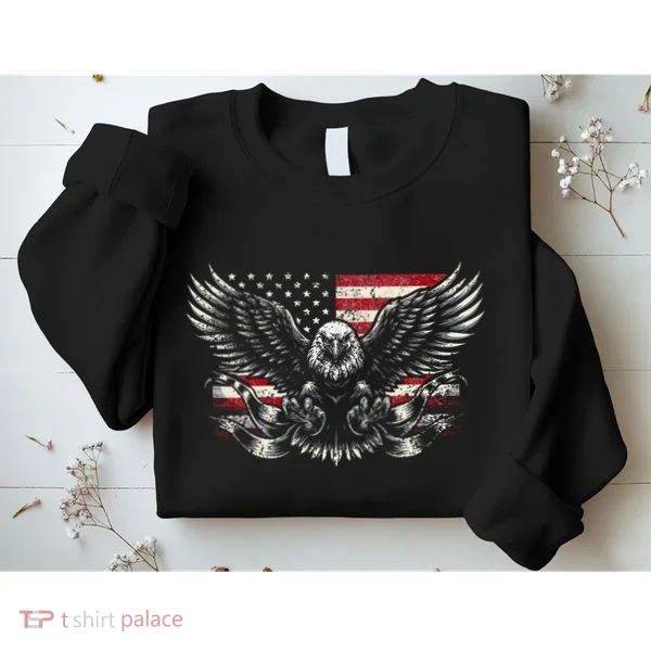 Bald Eagle Patriotic American Eagle Sweatshirt