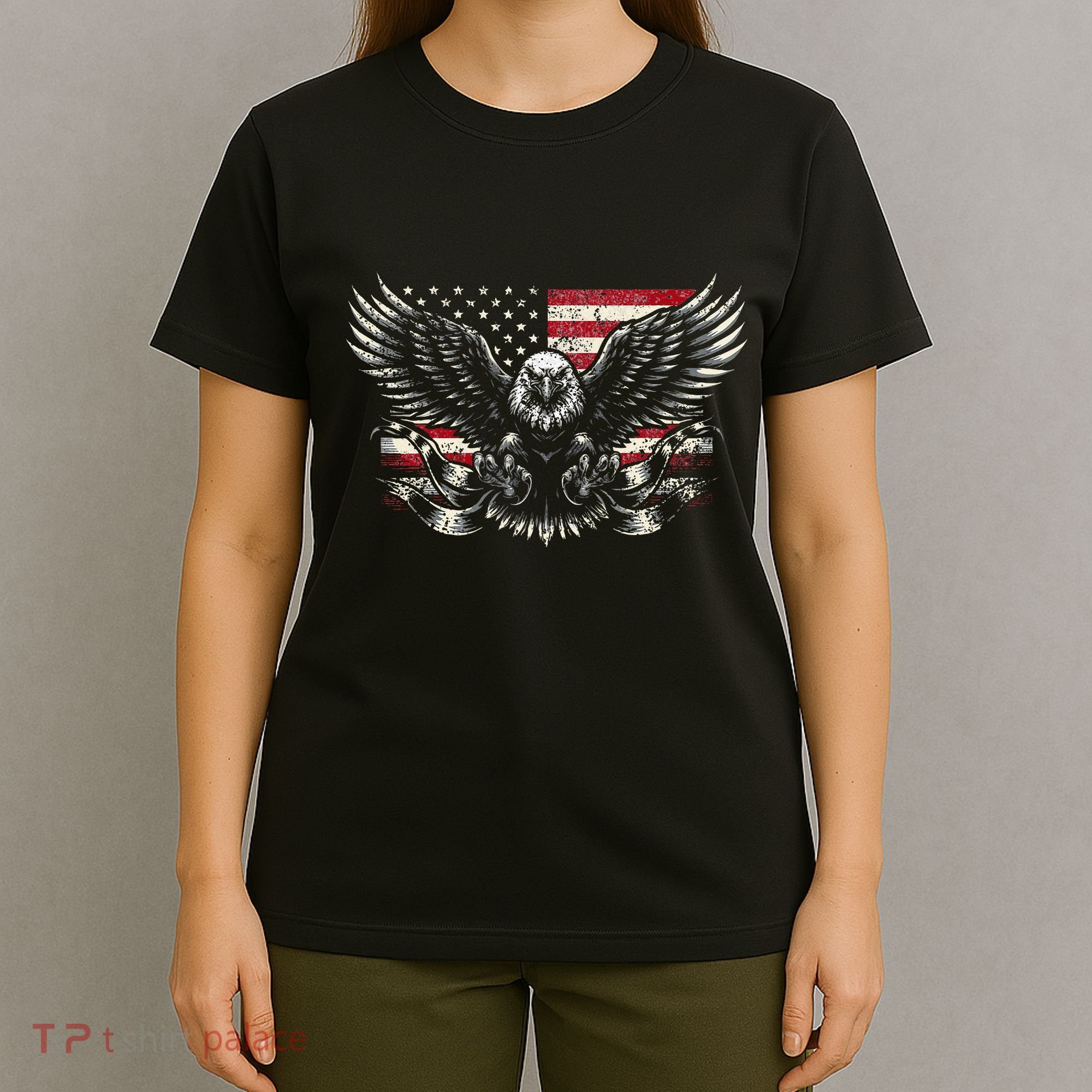 Bald Eagle Patriotic American Eagle T-Shirt