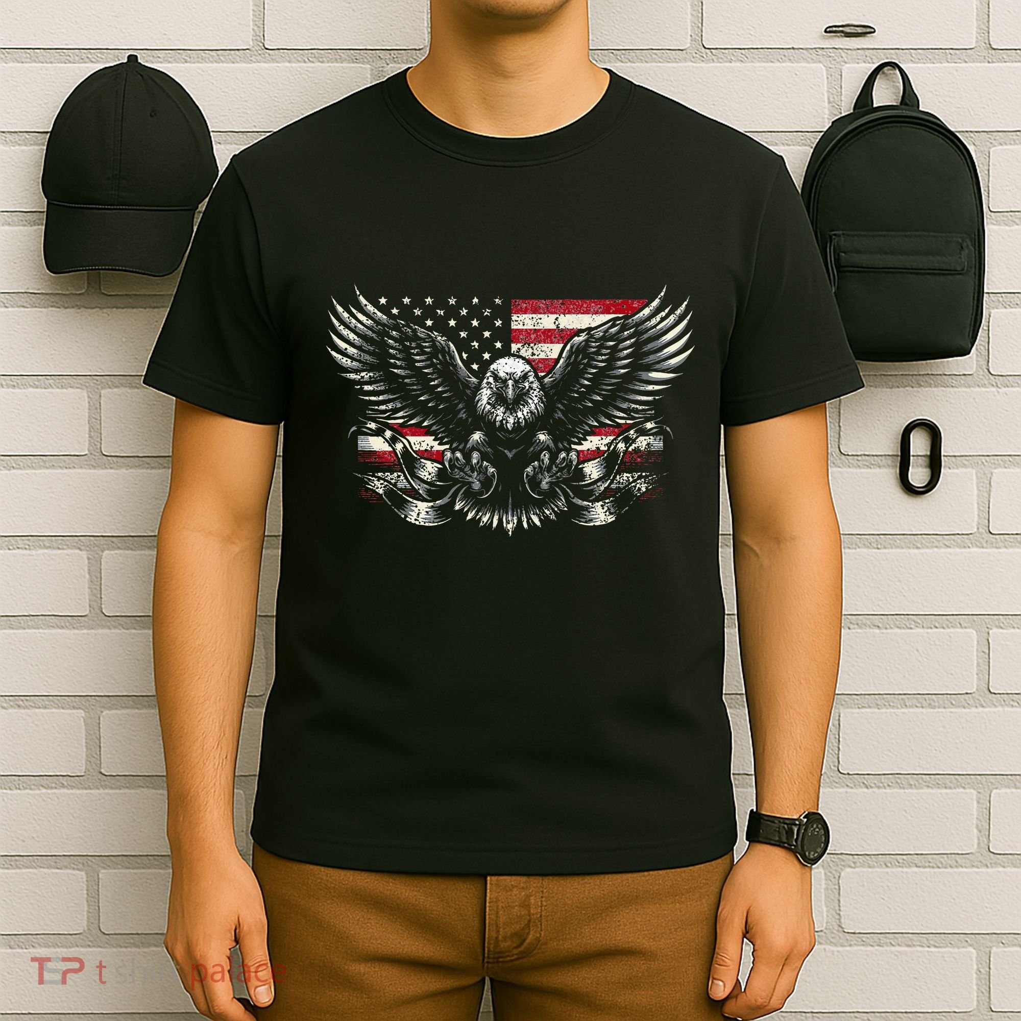 Bald Eagle Patriotic American Eagle T-Shirt