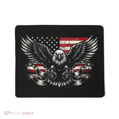 Bald Eagle Patriotic American Eagle Mousepad