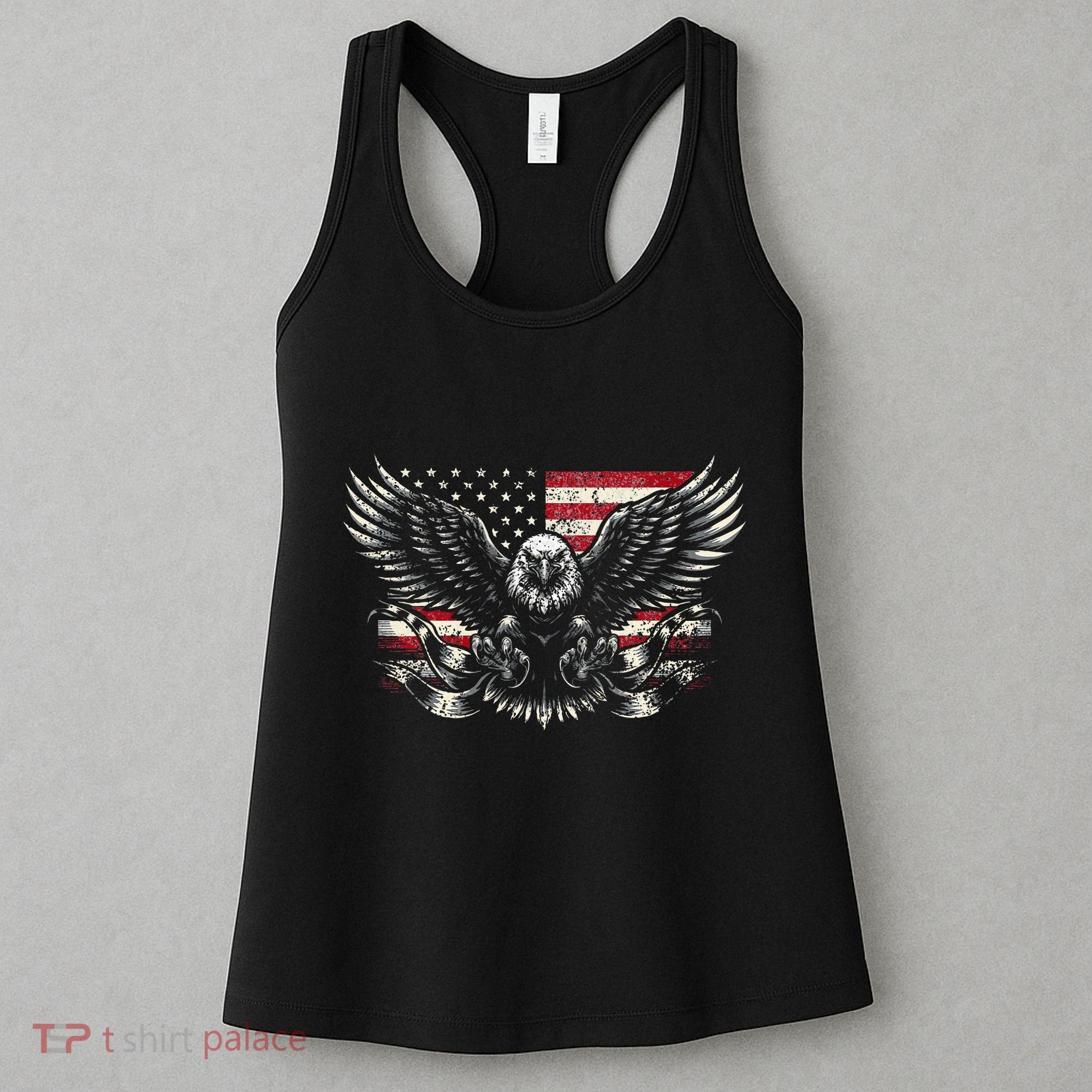Bald Eagle Patriotic American Eagle Women's Tank Top