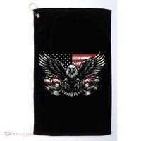 Bald Eagle Patriotic American Eagle Golf Towel thumb 0