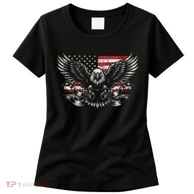 Bald Eagle Patriotic American Eagle Women's T-Shirt