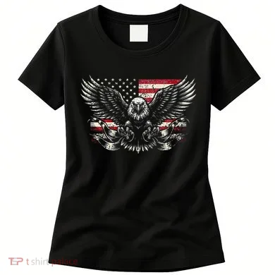 Bald Eagle Patriotic American Eagle Women's T-Shirt