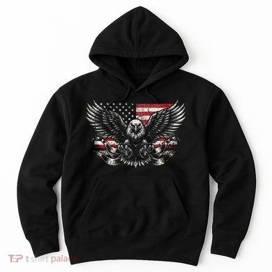 Bald Eagle Patriotic American Eagle Gift Hoodie